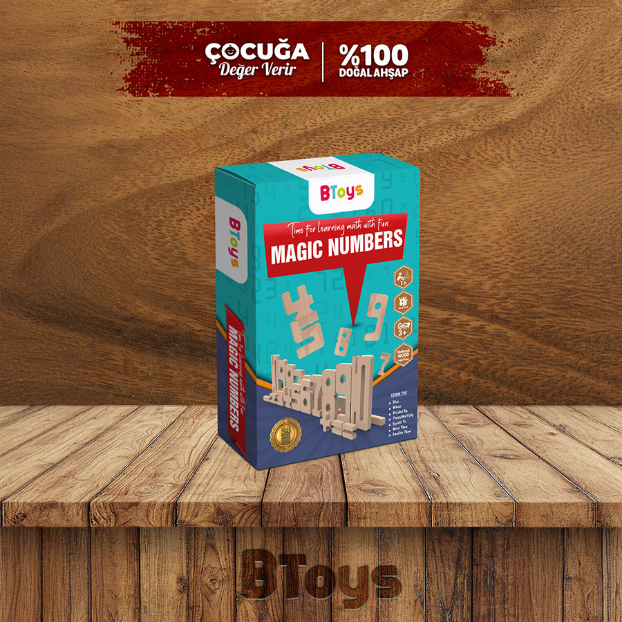 Magic Number - Ahşap Zeka Ve Strateji Oyunu