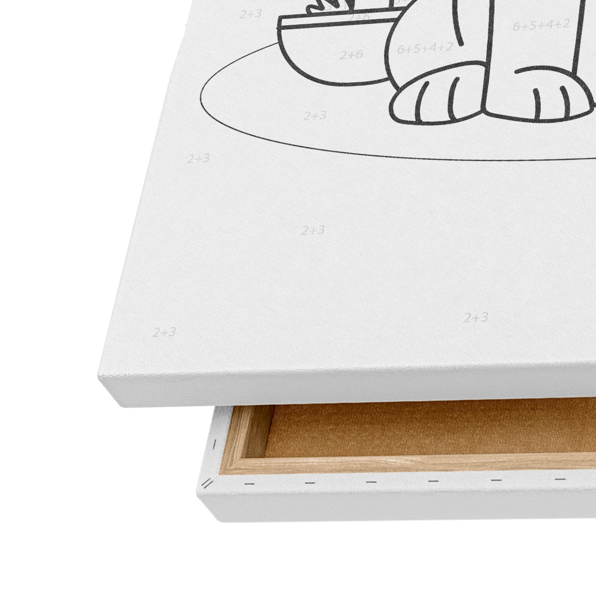 Mutlu Köpek - 35x50cm - Boyama Tablo