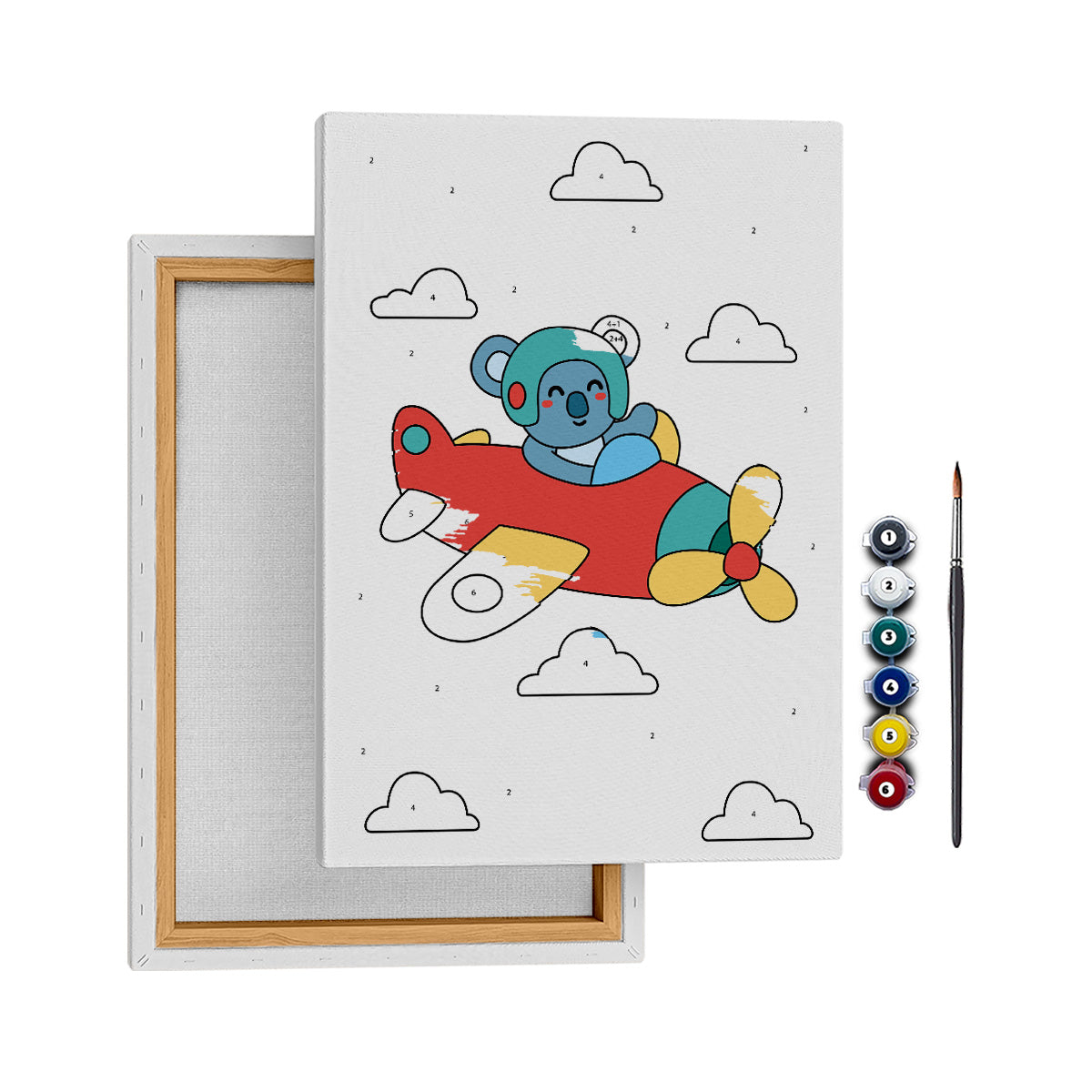 Pilot Ayıcık - 35x50cm - Boyama Tablo