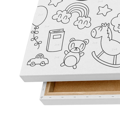 Ressam Köpek - 35x50cm - Boyama Tablo