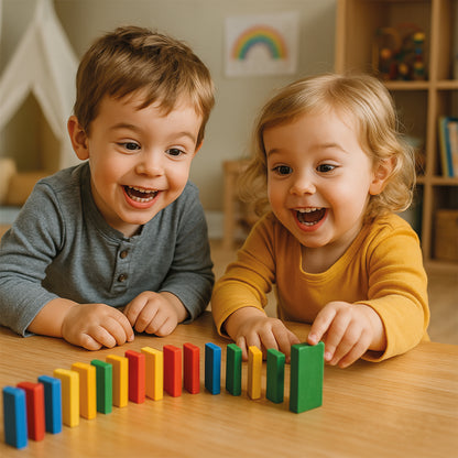 Domino Ahşap (100 Parça)