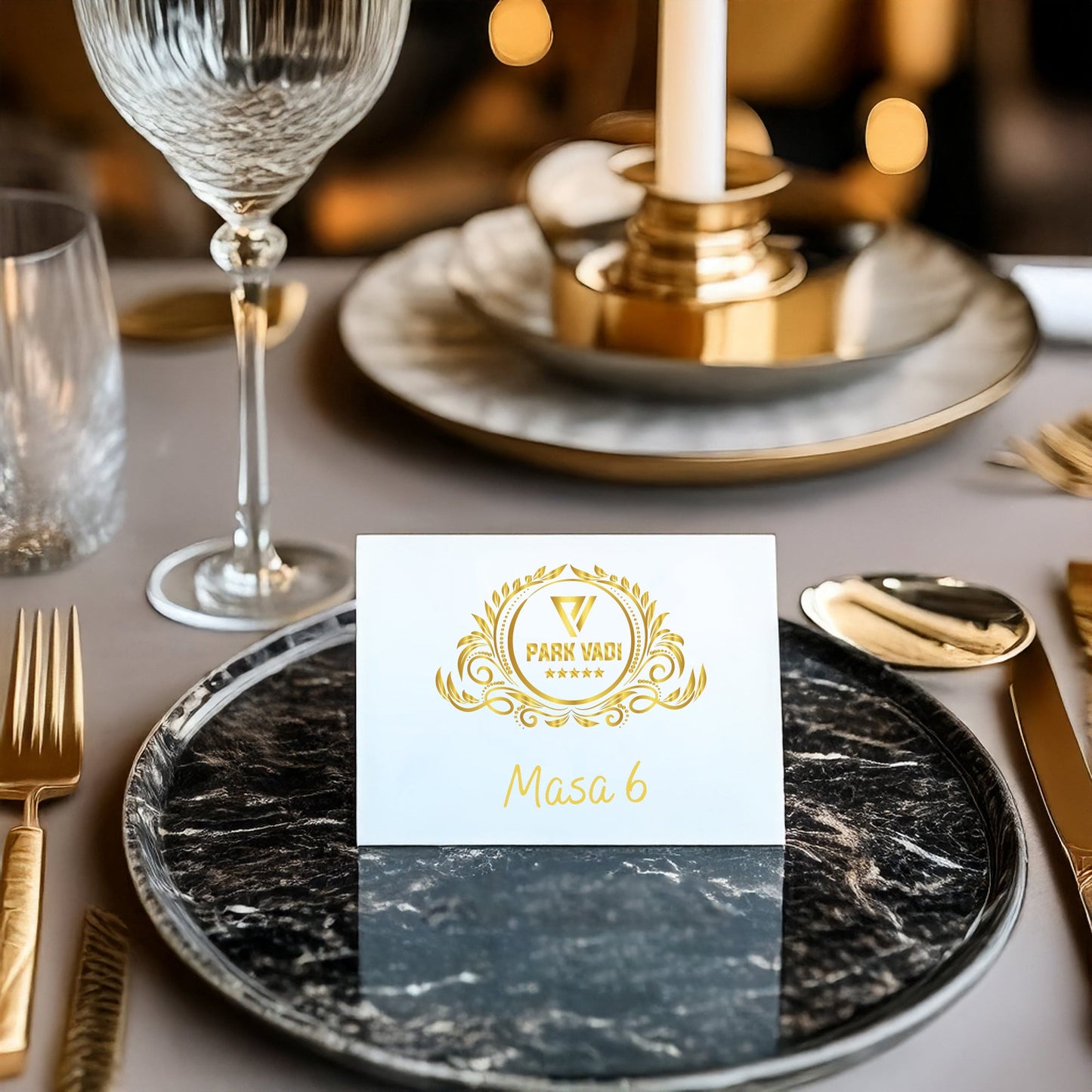 Masa Kartı - A6 Katlanır İsimlik | 120gr 1. Hamur veya 270gr Fotoğraf Kağıdı