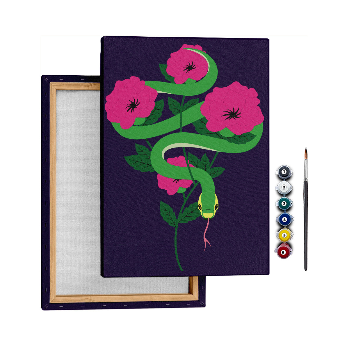 Gizemli Yılan - 50x70cm - Boyama Tablo