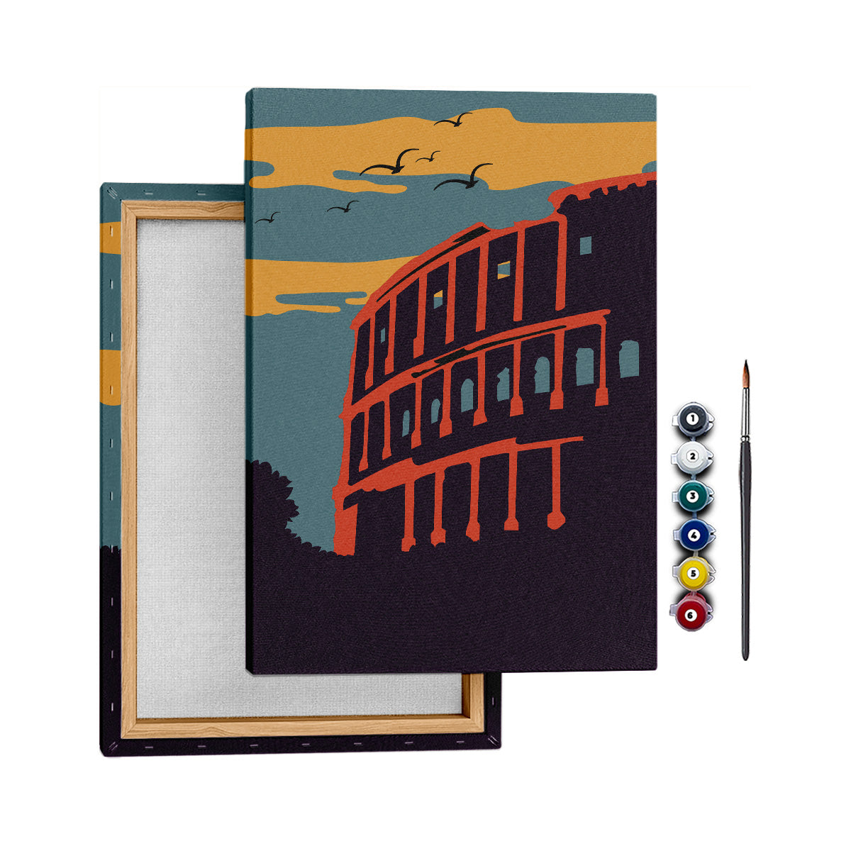 Kolezyum - 50x70cm - Boyama Tablo