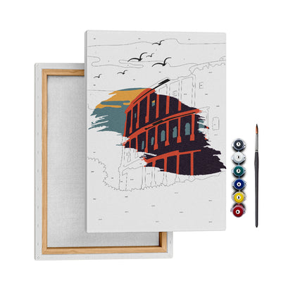 Kolezyum - 50x70cm - Boyama Tablo