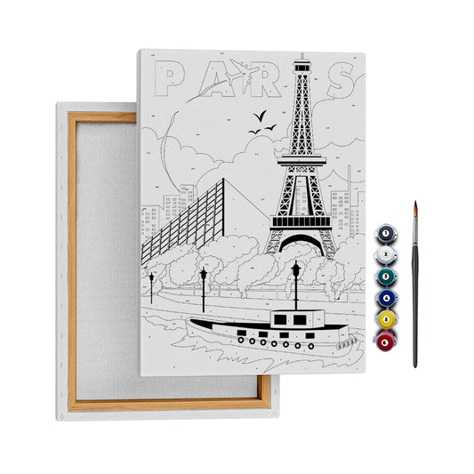 Paris - 50x70cm - Boyama Tablo