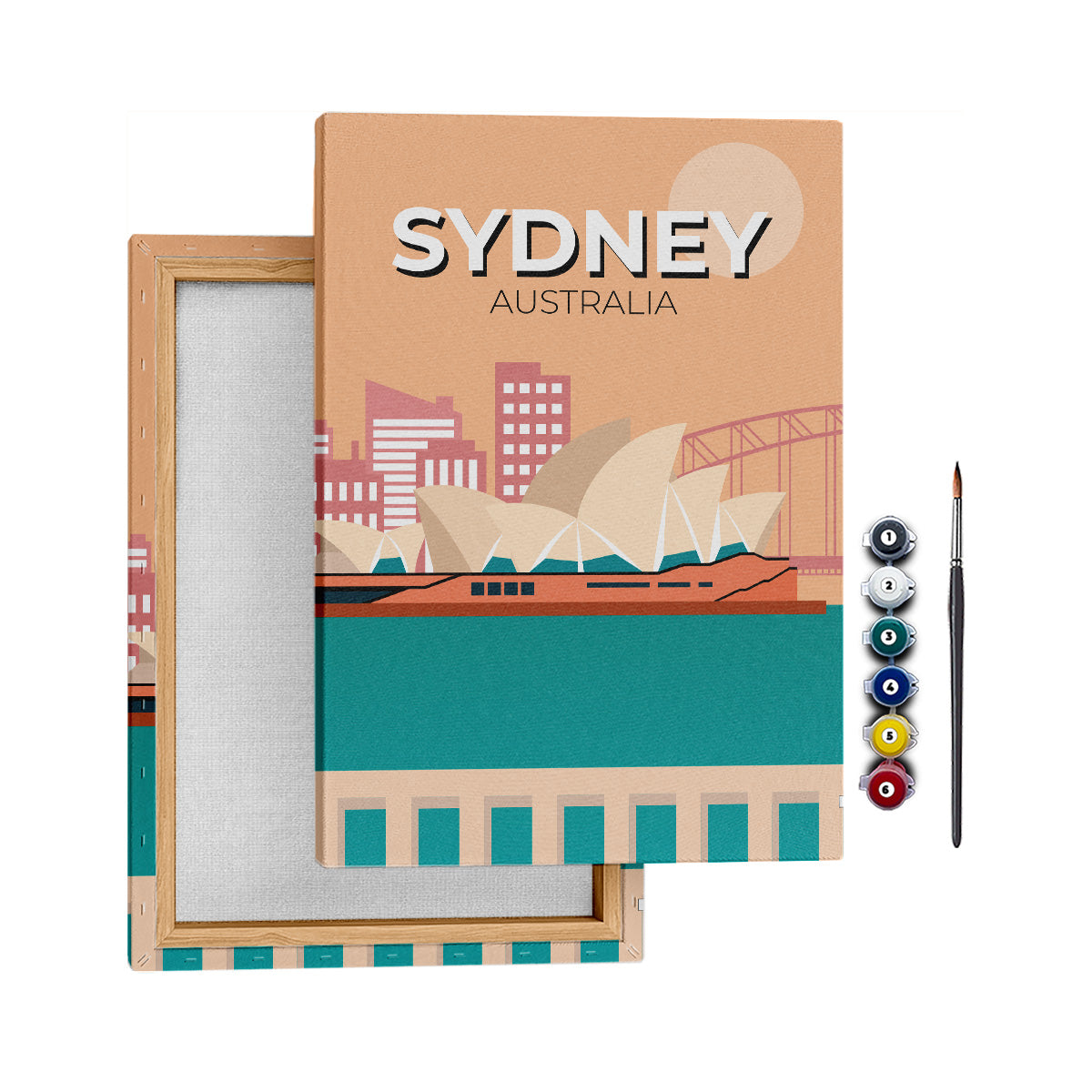 Sydney - 50x70cm - Boyama Tablo