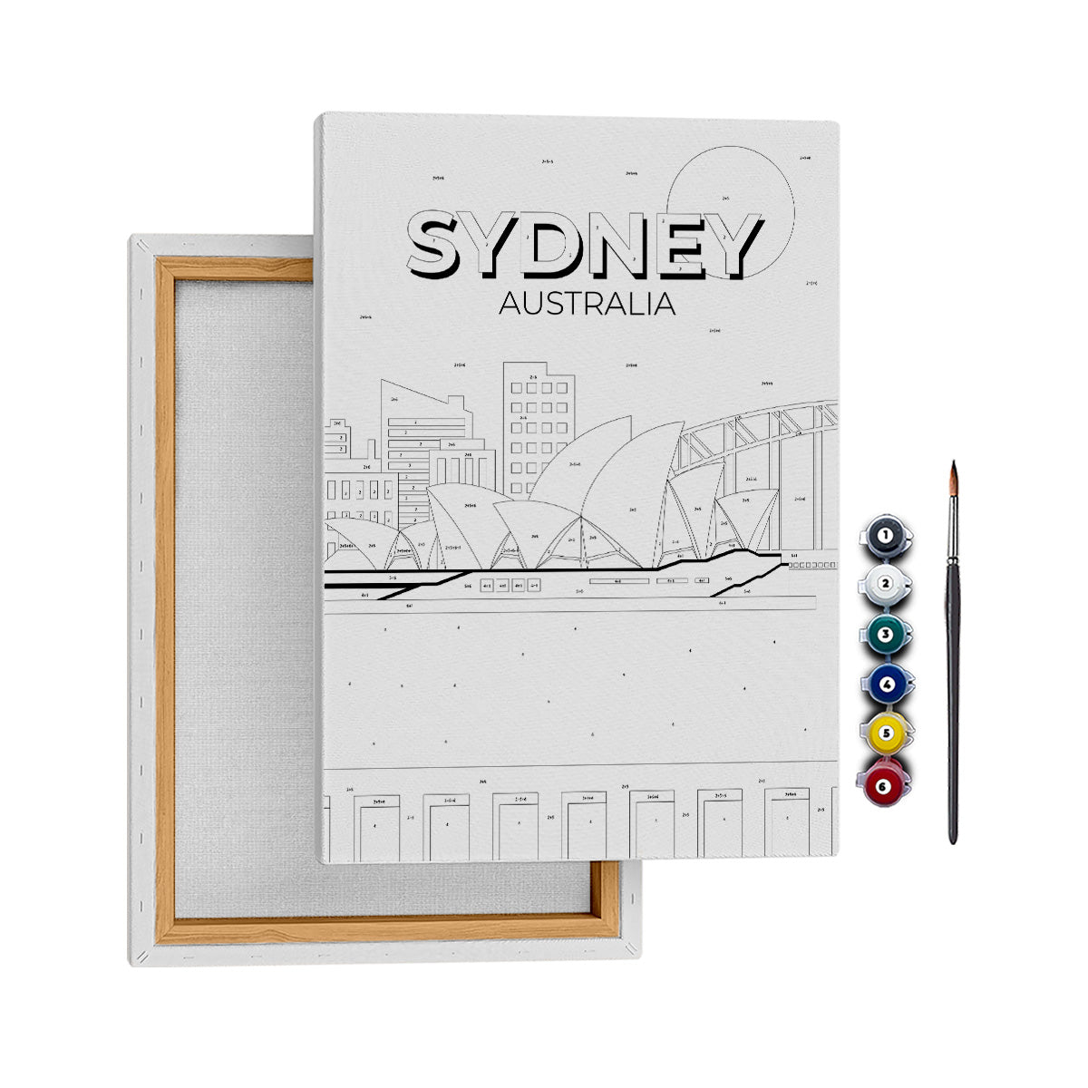 Sydney - 50x70cm - Boyama Tablo