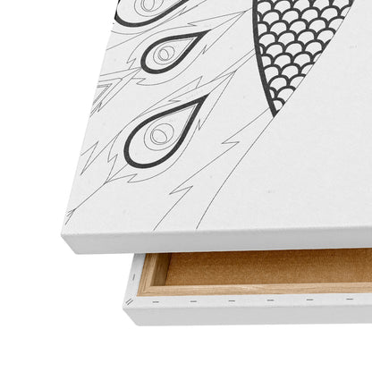 Tavus Kuşu - 50x70cm - Boyama Tablo