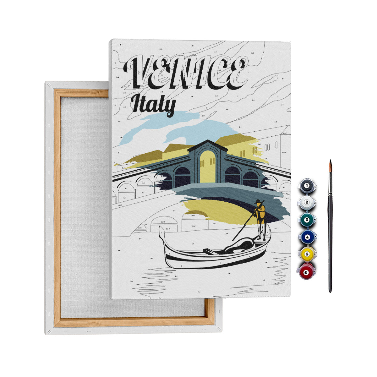 Venice - 50x70cm - Boyama Tablo