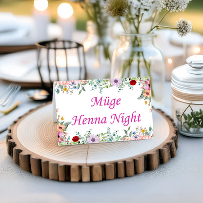 Masa Kartı - A6 Katlanır İsimlik | 120gr 1. Hamur veya 270gr Fotoğraf Kağıdı