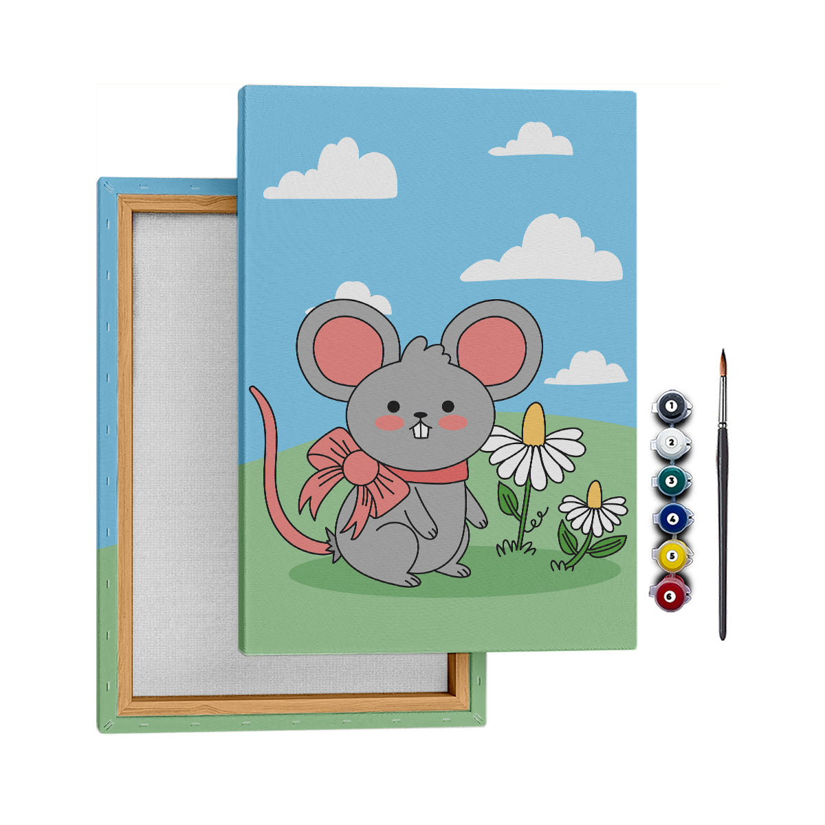 Fareli Bahar - 25x35cm - Boyama Tablo