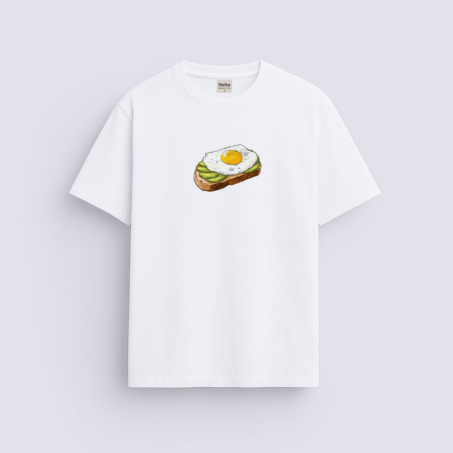 Minimal baskılı regular tişört