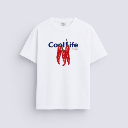 Minimal baskılı regular tişört