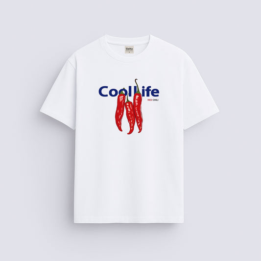 Minimal baskılı regular tişört