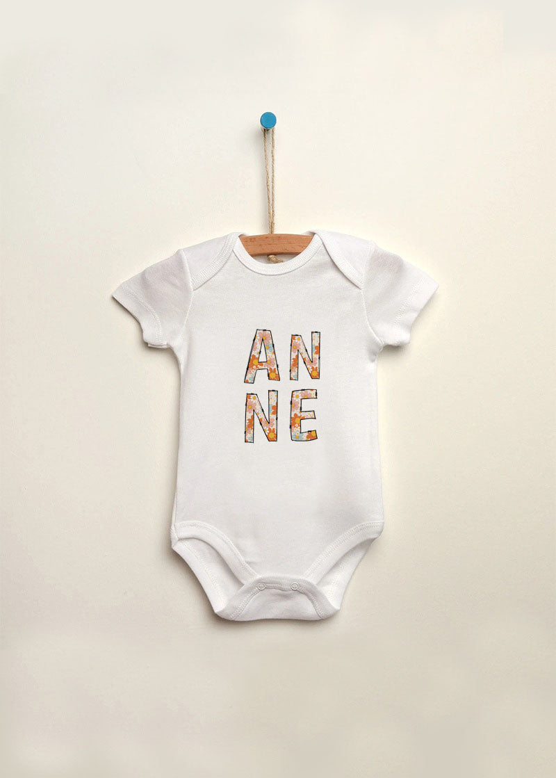 Anne baskılı bebek zıbın