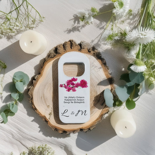 Begonvil Tasarımlı – Kişiye Özel Plastik Açacak Magnet