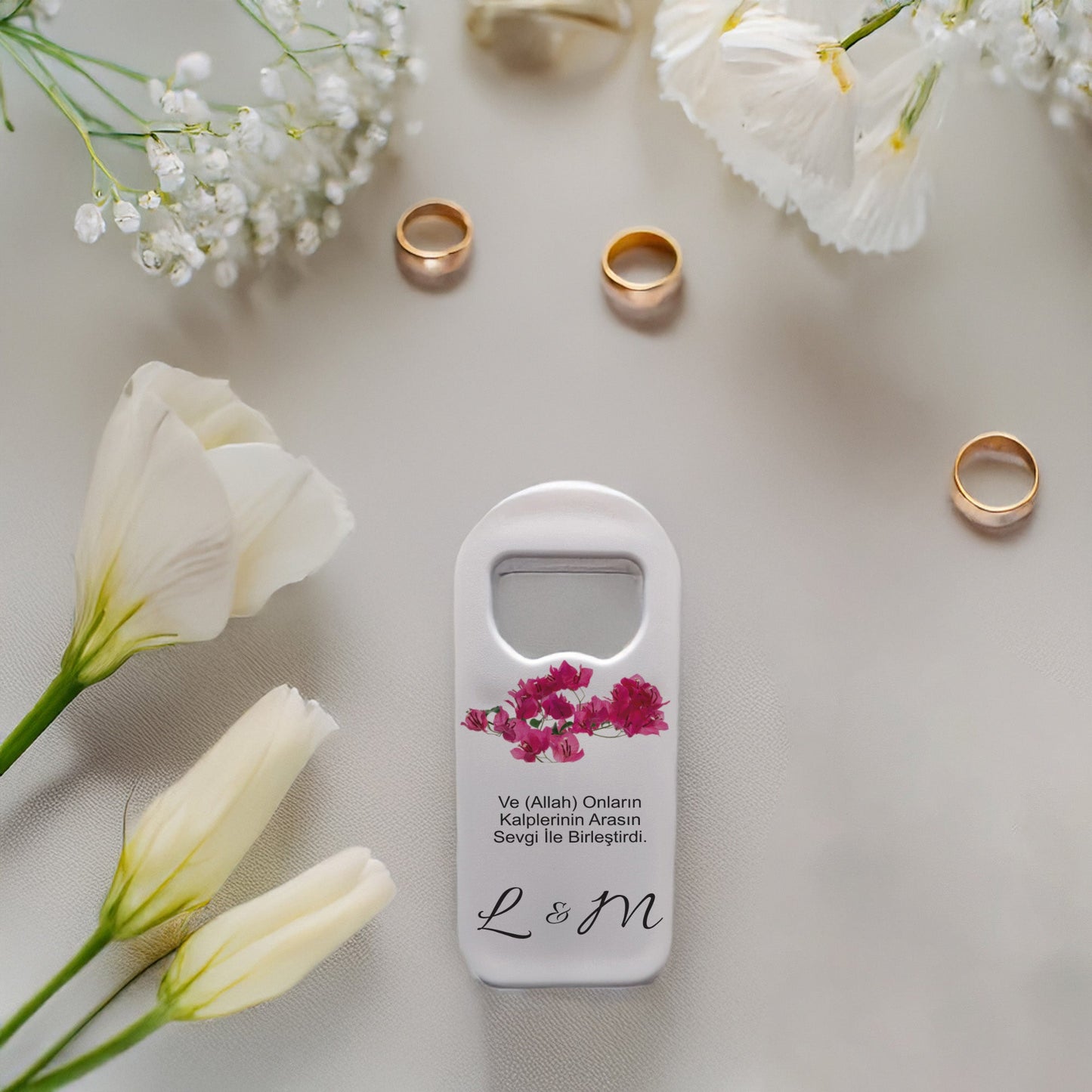 Begonvil Tasarımlı – Kişiye Özel Plastik Açacak Magnet