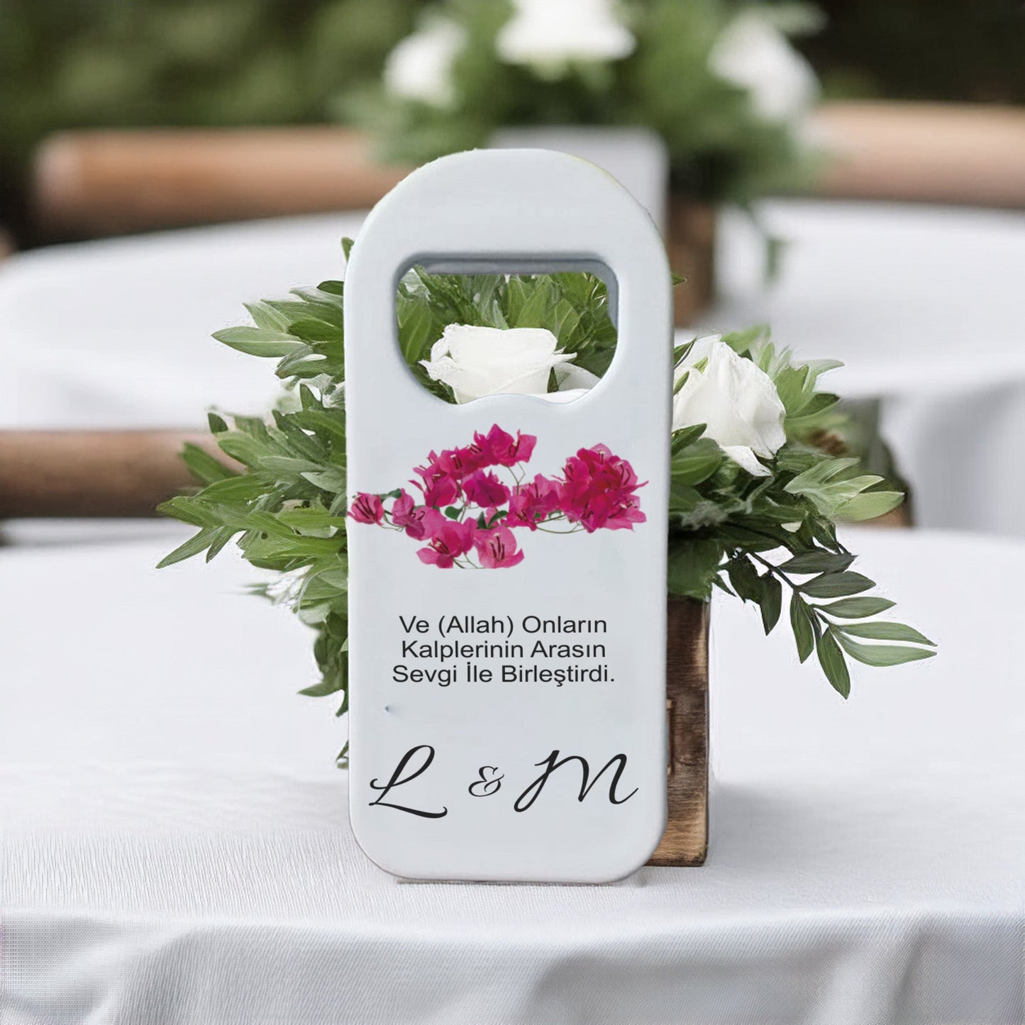 Begonvil Tasarımlı – Kişiye Özel Plastik Açacak Magnet