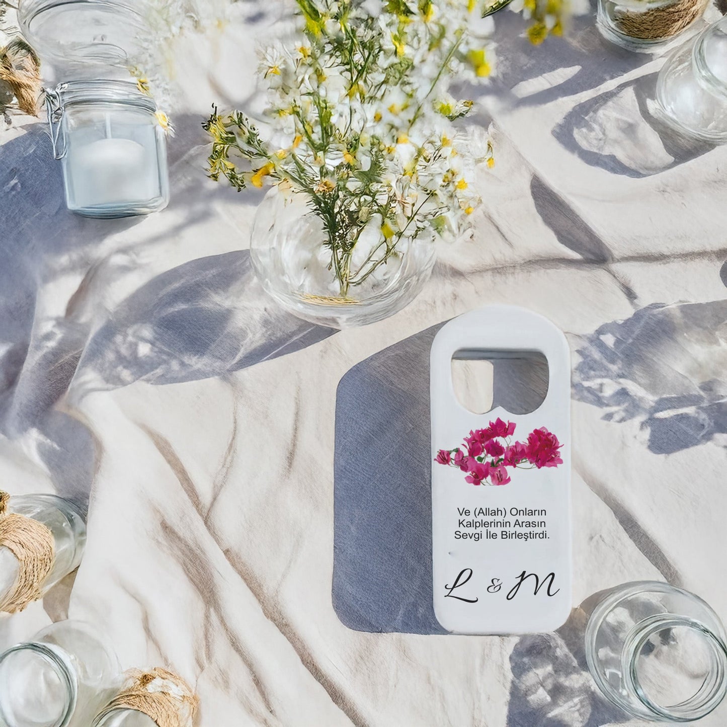 Begonvil Tasarımlı – Kişiye Özel Plastik Açacak Magnet