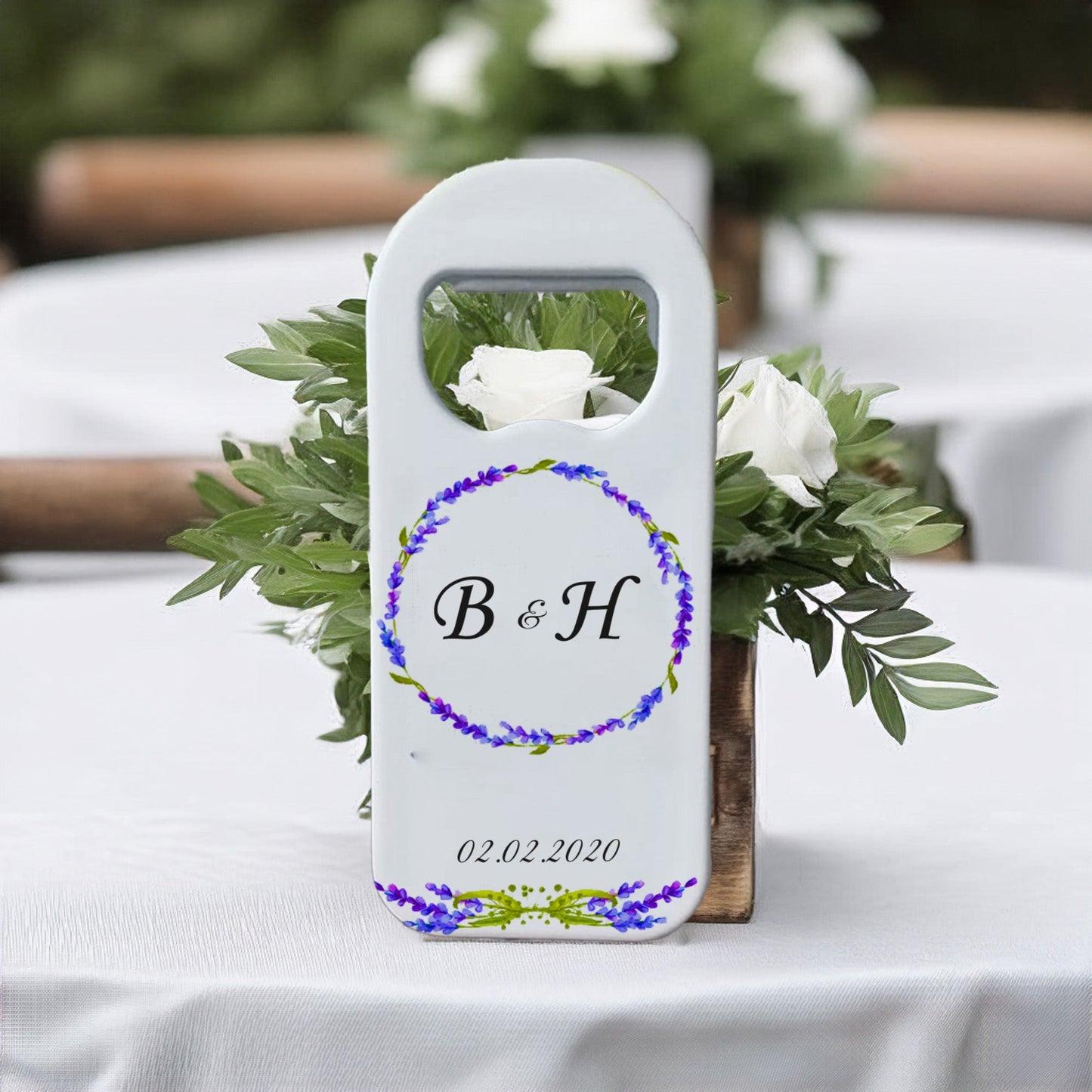 Lavanta Tasarımlı – Kişiye Özel Plastik Açacak Magnet