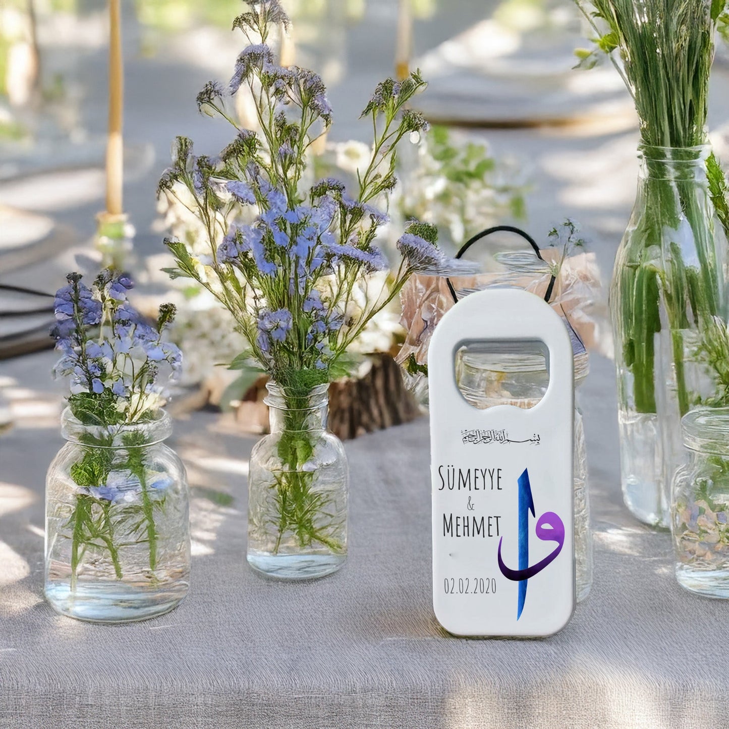 Vav Harfli Tasarımlı – Kişiye Özel Plastik Açacak Magnet