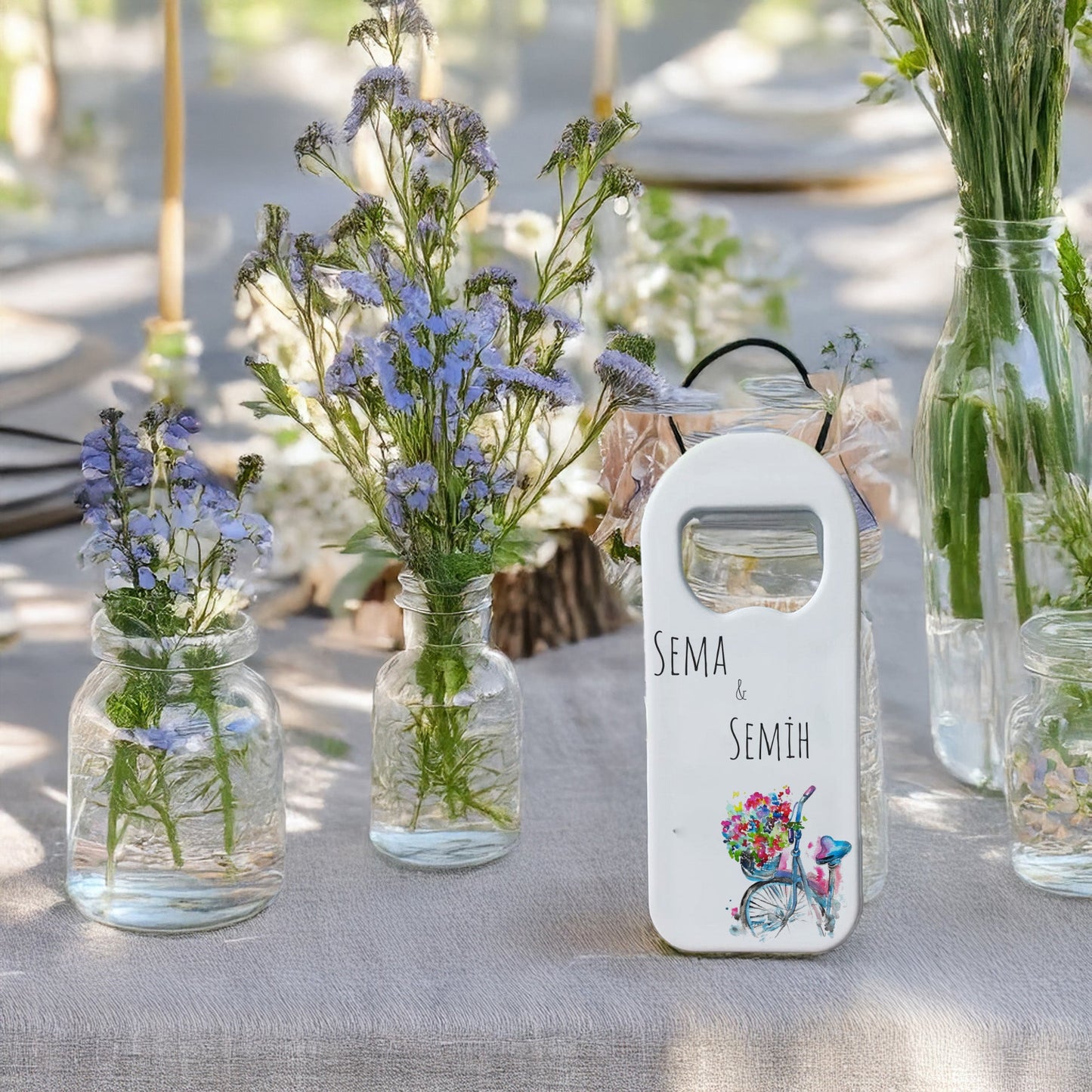 Bisiklet Tasarımlı – Kişiye Özel Plastik Açacak Magnet