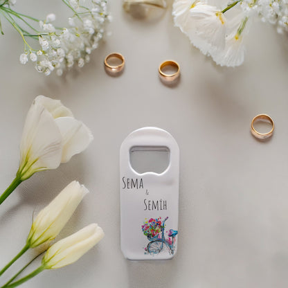 Bisiklet Tasarımlı – Kişiye Özel Plastik Açacak Magnet