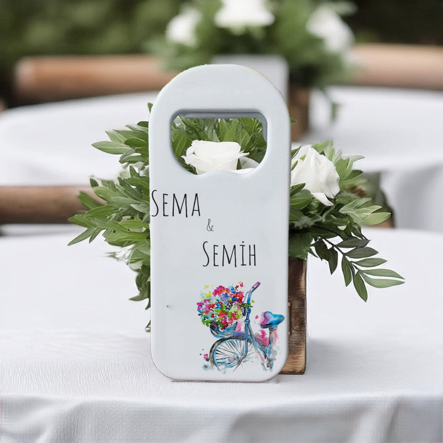 Bisiklet Tasarımlı – Kişiye Özel Plastik Açacak Magnet