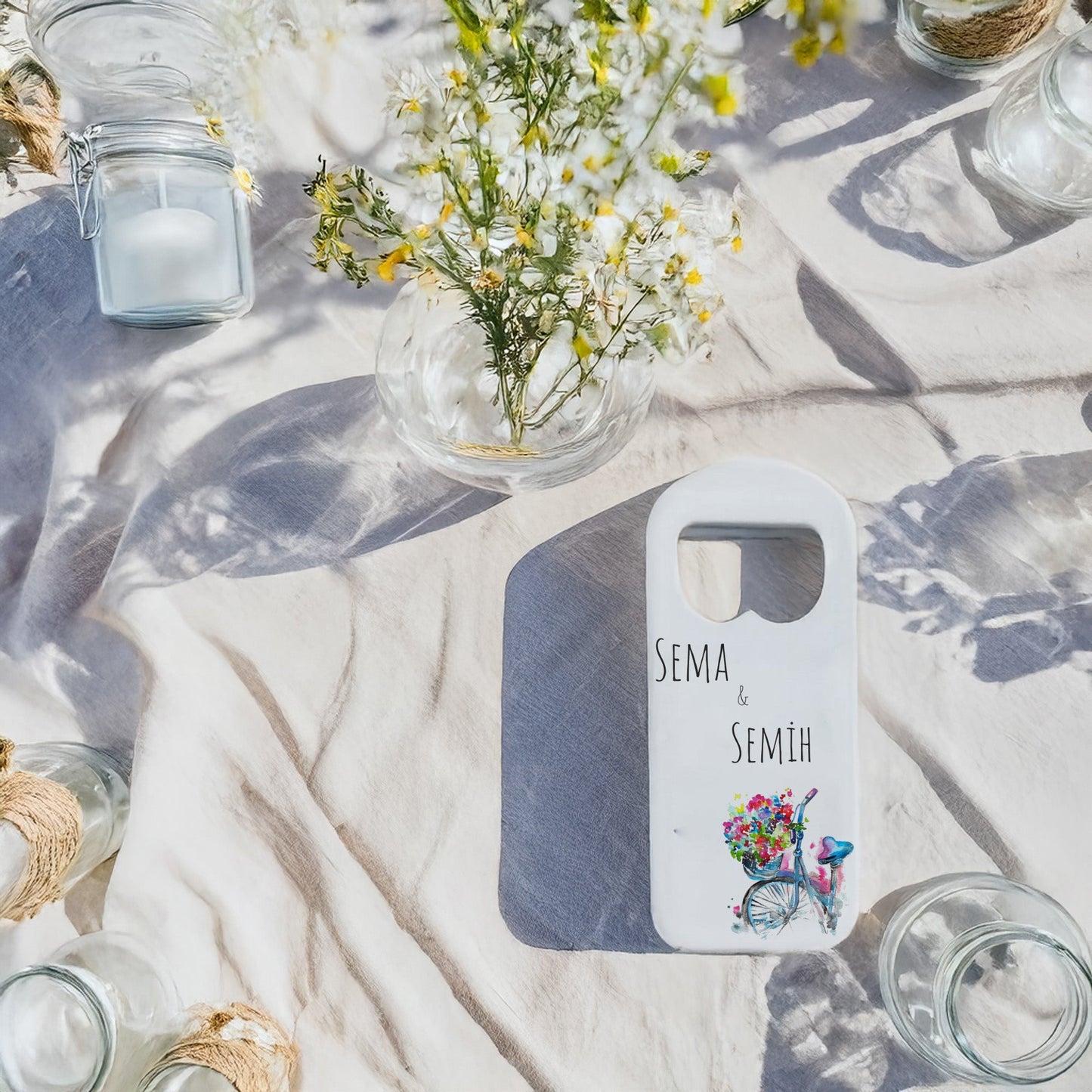 Bisiklet Tasarımlı – Kişiye Özel Plastik Açacak Magnet