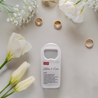 Enfal Suresi Yazılı Dini Tasarımlı – Kişiye Özel Plastik Açacak Magnet