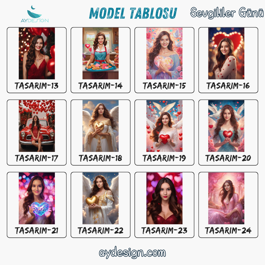 Kişiye Özel Romantik Temalı Karikatür Cam Tablo | Aşkınızı Yansıtan Dekor