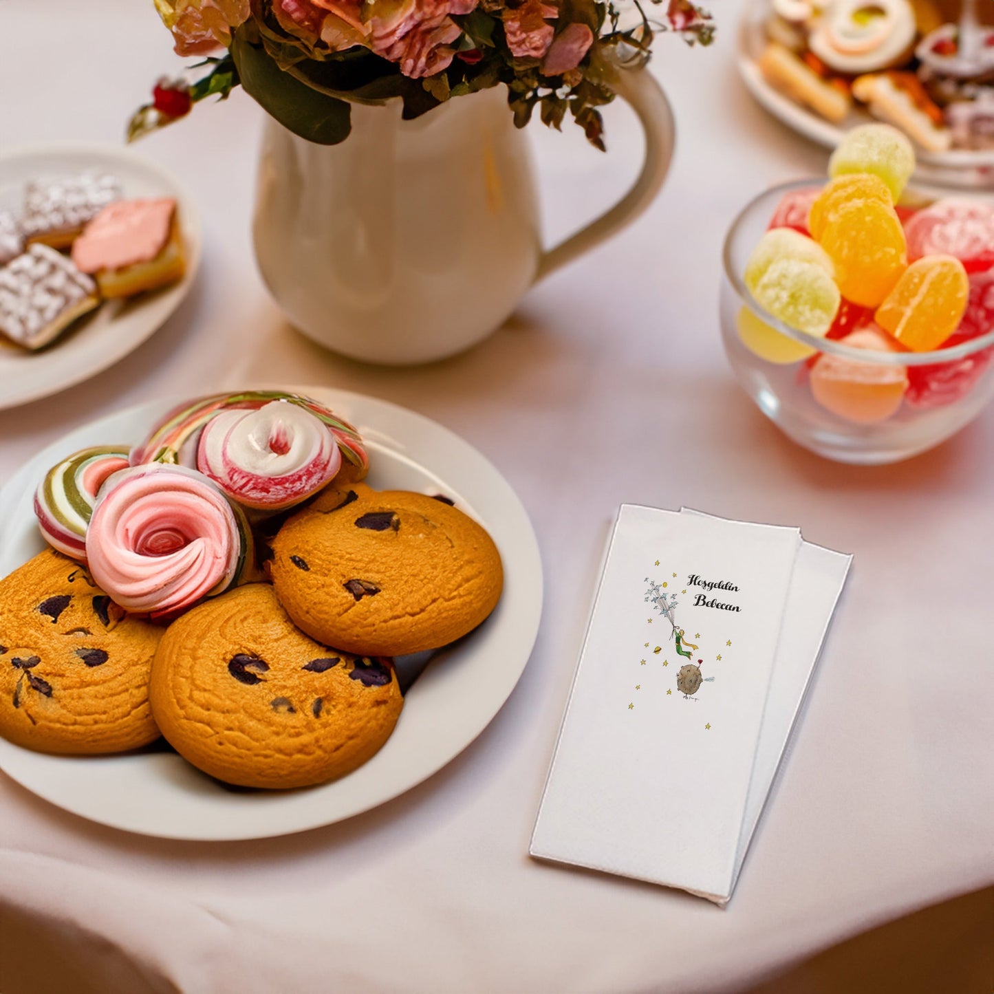 Küçük Prens Temalı Baskılı Peçeteler - AyDesign.com.tr