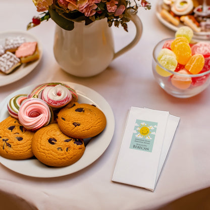 Mavi Gökyüzü ve Güneş Temalı Baskılı Peçeteler - AyDesign.com.tr