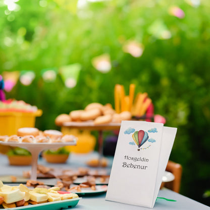 Renkli Balon Temalı Baskılı Peçeteler - AyDesign.com.tr