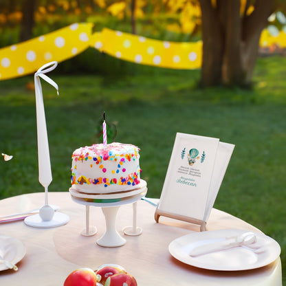 Yeşil Balon ve Tavşan Temalı Baskılı Peçeteler - AyDesign.com.tr