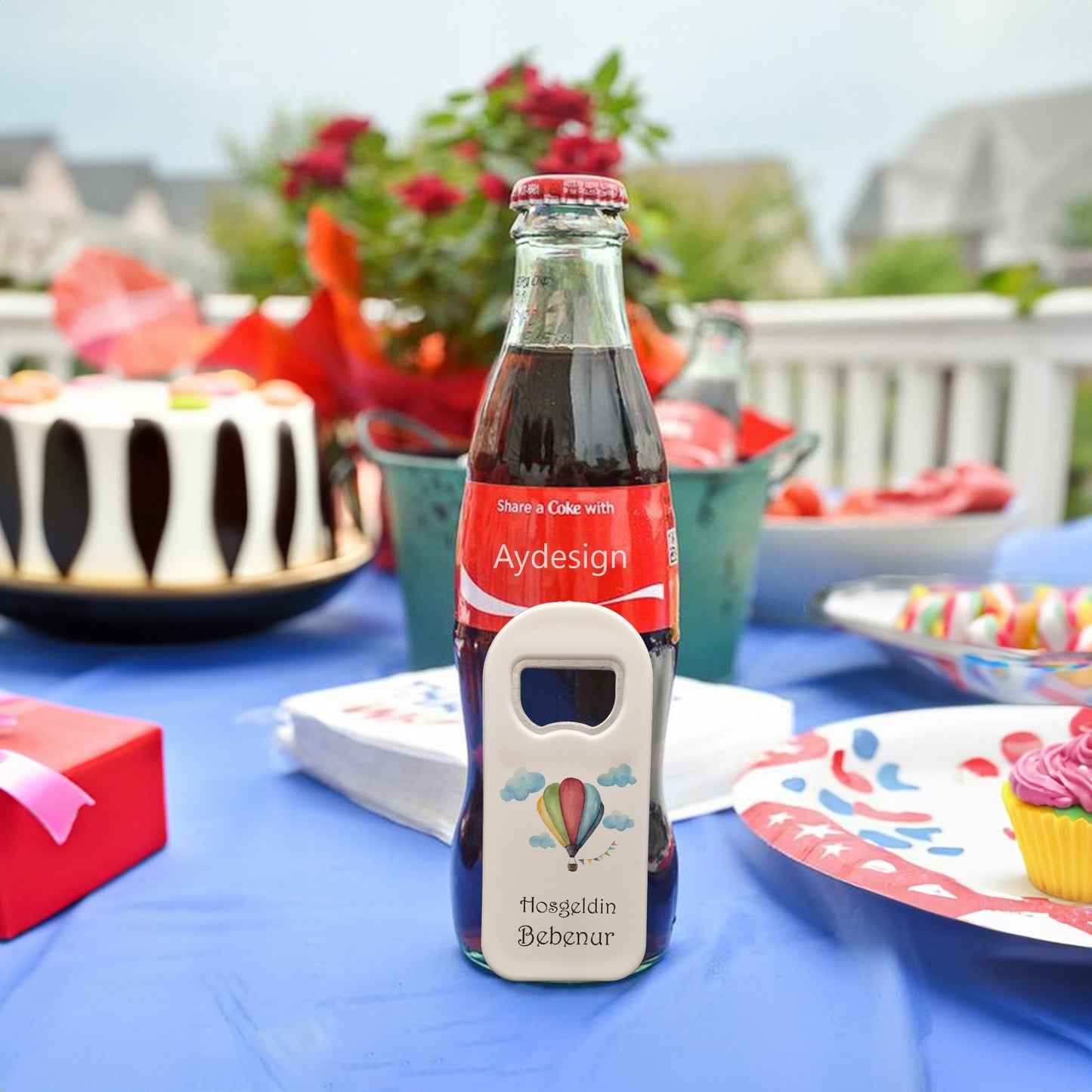 Renkli Balon Temalı Plastik Açacak Magnet | Doğumgünü, Babyshower, Diş Buğdayı ve Sünnet Organizasyonlarınızın Unutulmaz Hatırası!