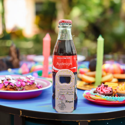 Gold Puan Zeminli Balonlu Fil Temalı Plastik Açacak Magnet | Doğumgünü, Babyshower, Diş Buğdayı ve Sünnet Organizasyonlarınızın Unutulmaz Hatırası!