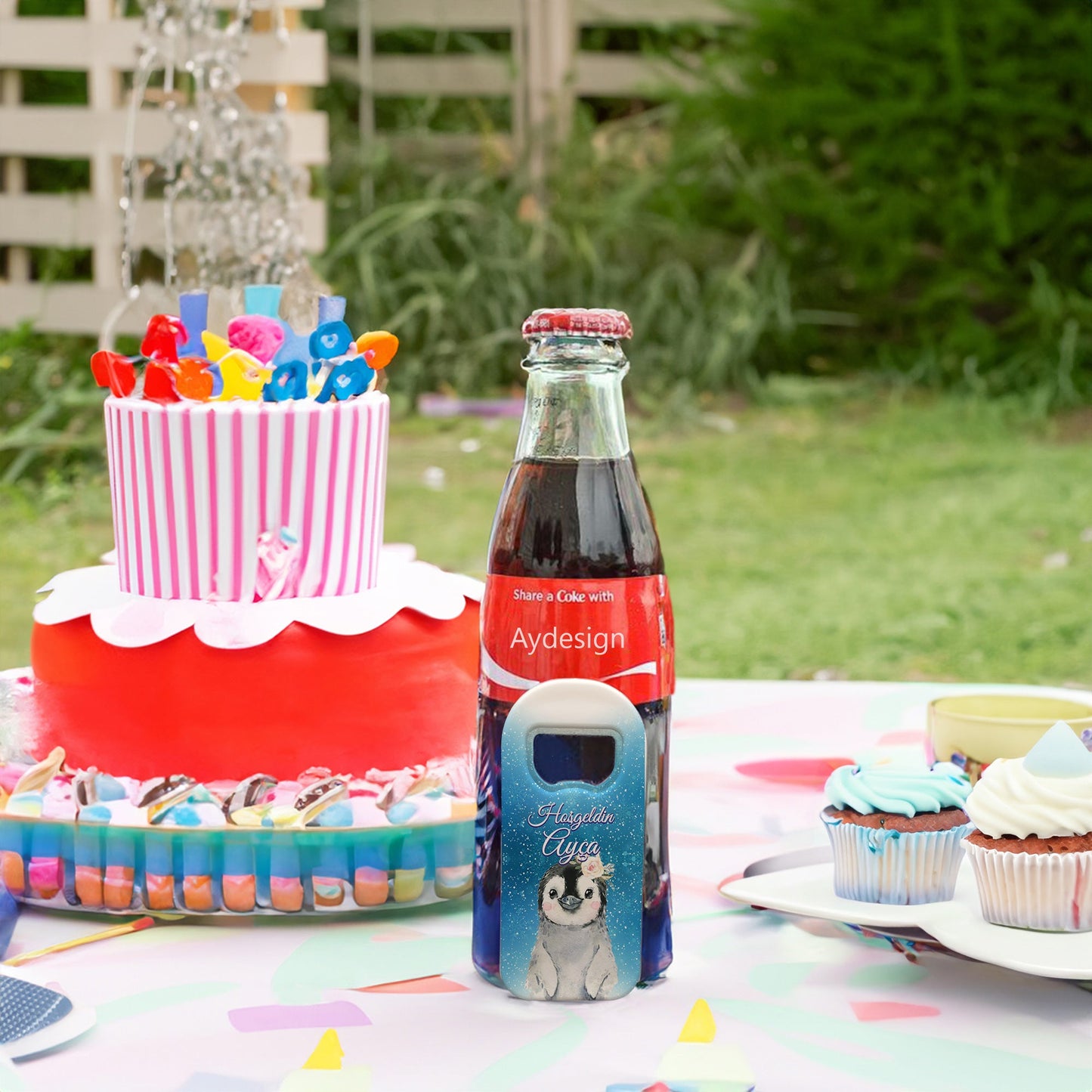 Penguen Temalı Plastik Açacak Magnet | Doğumgünü, Babyshower, Diş Buğdayı ve Sünnet Organizasyonlarınızın Unutulmaz Hatırası!