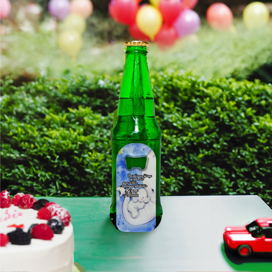 Fil ve Yavrusu Temalı Plastik Açacak Magnet | Doğumgünü, Babyshower, Diş Buğdayı ve Sünnet Organizasyonlarınızın Unutulmaz Hatırası!