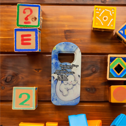 Fil ve Yavrusu Temalı Plastik Açacak Magnet | Doğumgünü, Babyshower, Diş Buğdayı ve Sünnet Organizasyonlarınızın Unutulmaz Hatırası!