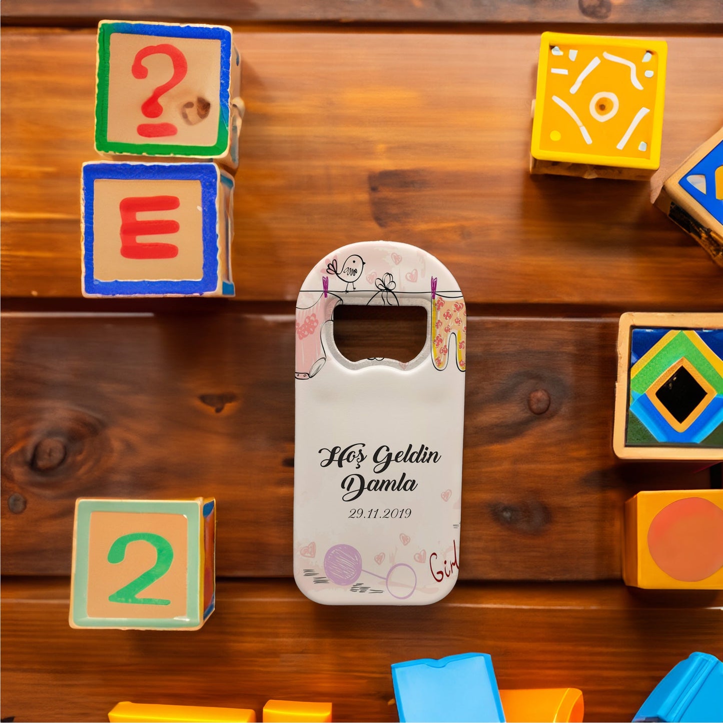 Çocuk Kıyafetleri ve Oyuncak Temalı Plastik Açacak Magnet | Doğumgünü, Babyshower, Diş Buğdayı ve Sünnet Organizasyonlarınızın Unutulmaz Hatırası!