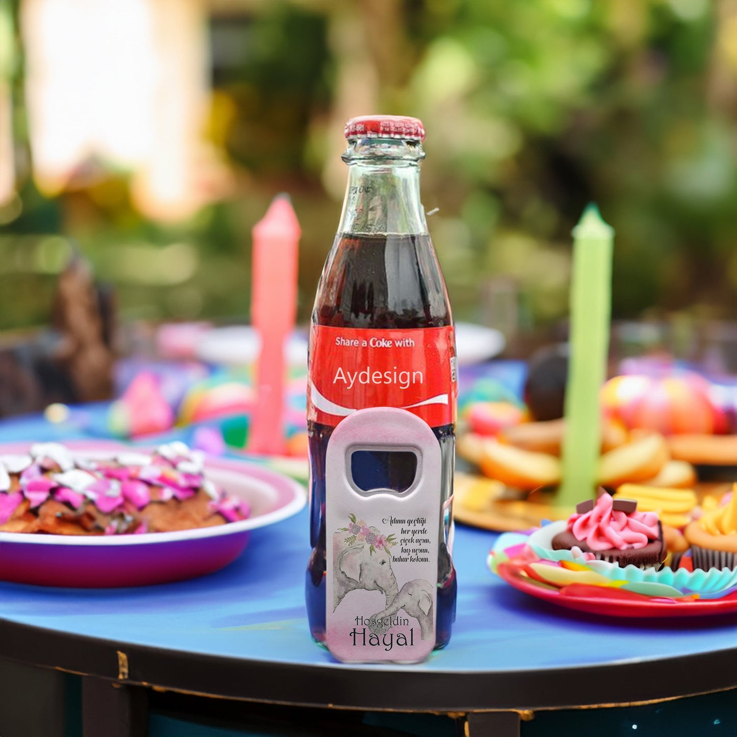 Fil ve Yavrusu Temalı Plastik Açacak Magnet | Doğumgünü, Babyshower, Diş Buğdayı ve Sünnet Organizasyonlarınızın Unutulmaz Hatırası!