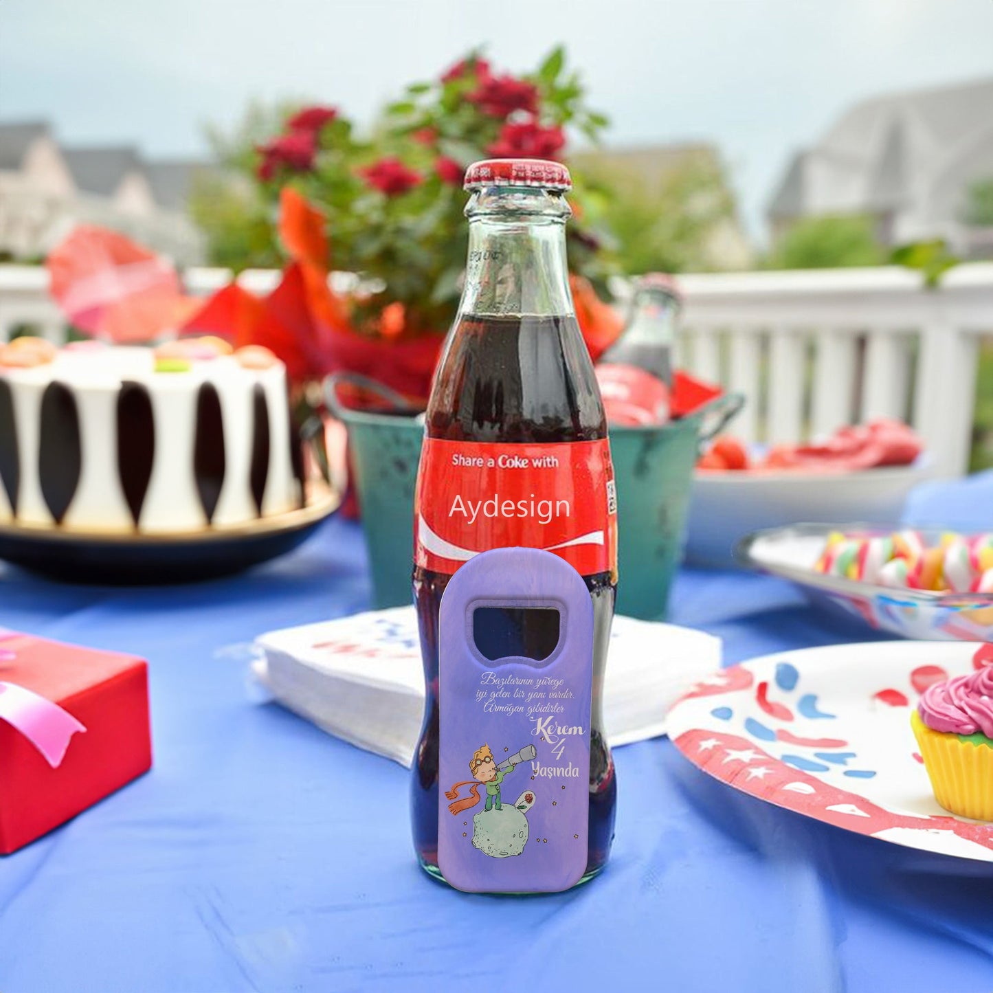 Küçük Prens Temalı Plastik Açacak Magnet | Doğumgünü, Babyshower, Diş Buğdayı ve Sünnet Organizasyonlarınızın Unutulmaz Hatırası!