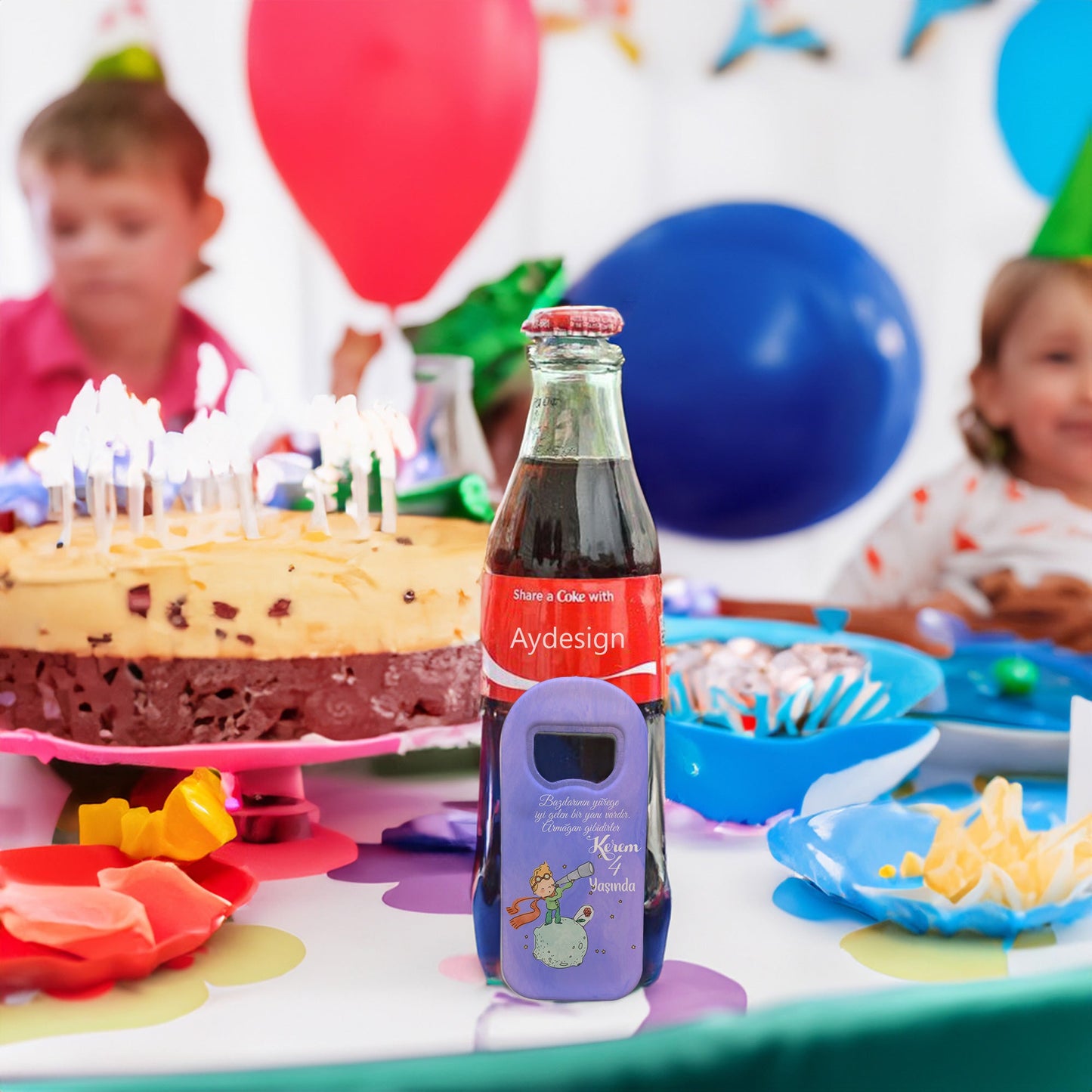 Küçük Prens Temalı Plastik Açacak Magnet | Doğumgünü, Babyshower, Diş Buğdayı ve Sünnet Organizasyonlarınızın Unutulmaz Hatırası!