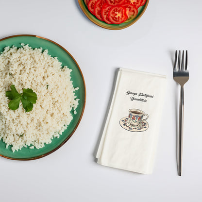 "Buraya istediğiniz yazabilirsiniz..." Baskılı Peçeteler - AyDesign.com.tr