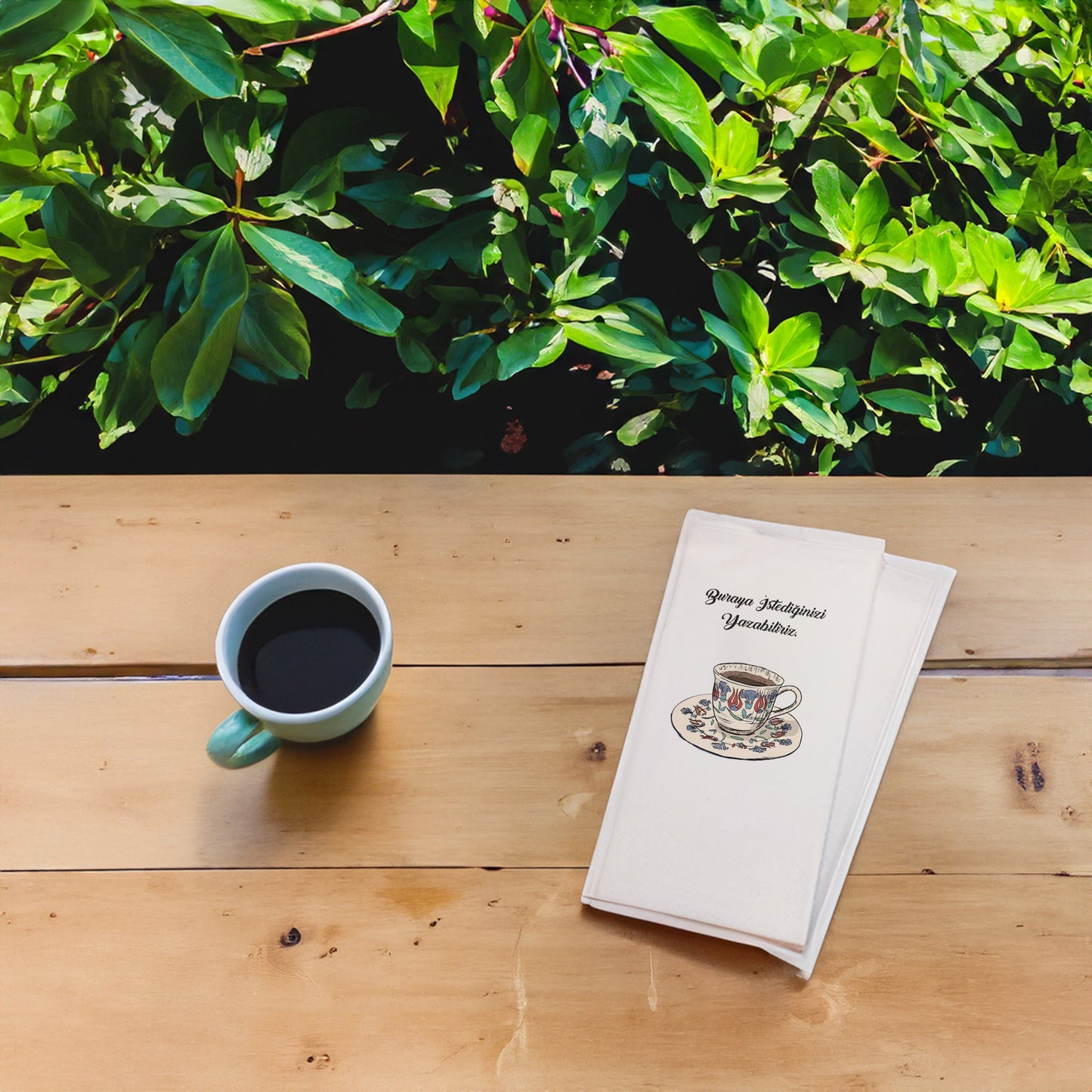 "Buraya istediğiniz yazabilirsiniz..." Baskılı Peçeteler - AyDesign.com.tr