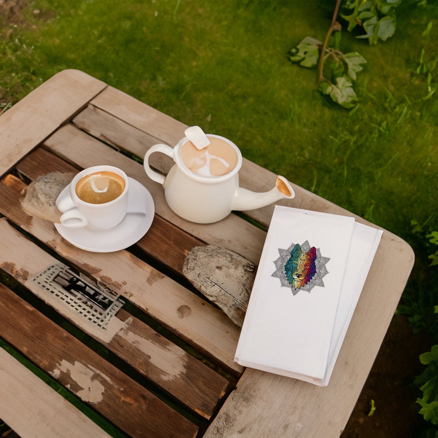 Kurt Mandala Baskılı Peçete – Sadakatin ve Gücün Sembolü | Kidzia