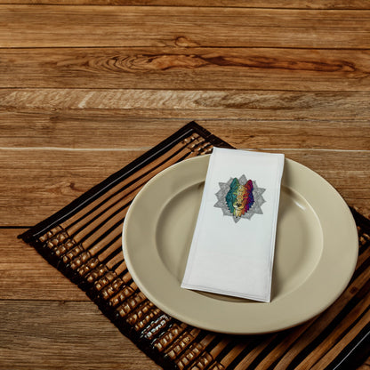 Kurt Mandala Baskılı Peçete – Sadakatin ve Gücün Sembolü | Kidzia