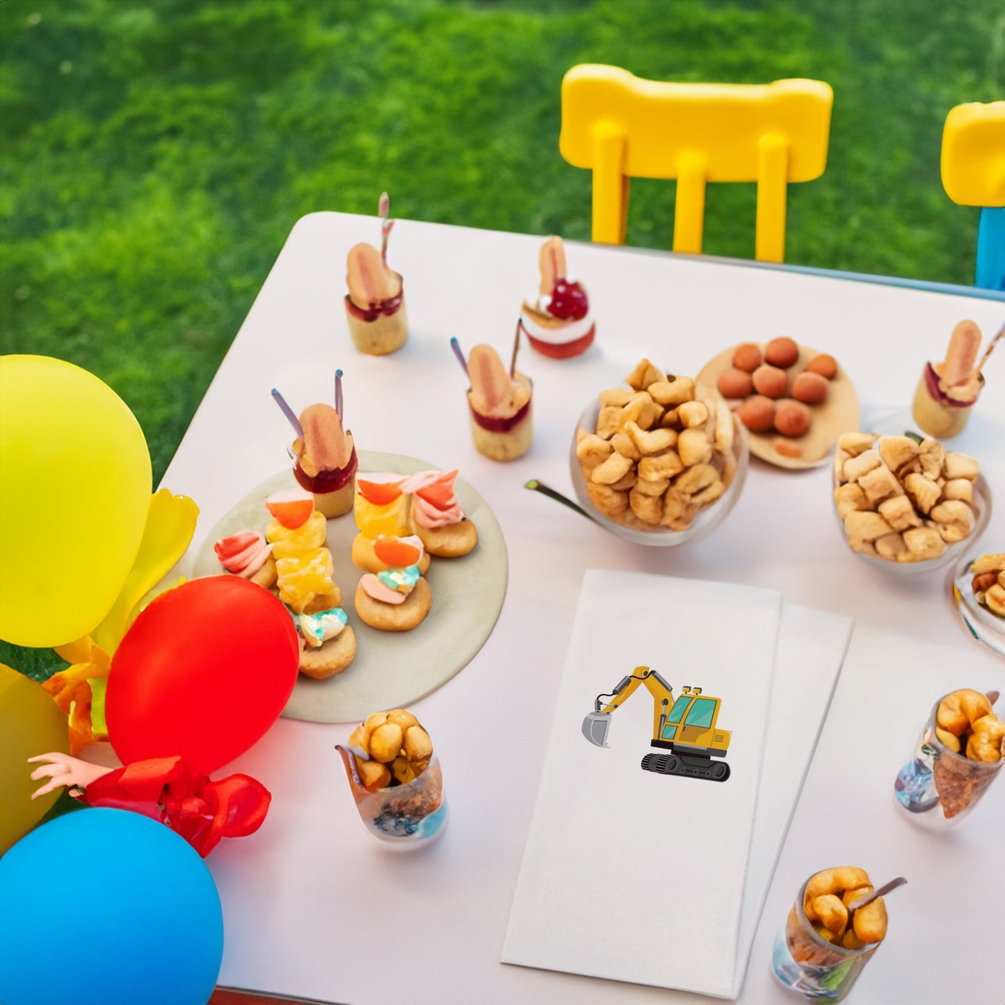 Büyük Kepçe Baskılı Peçeteler - AyDesign.com.tr